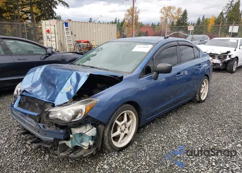 2016 Subaru Impreza 2.0I from USA, damaged, VIN JF1GJAA62GG009231